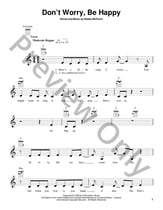 Don't Worry, Be Happy Guitar and Fretted sheet music cover